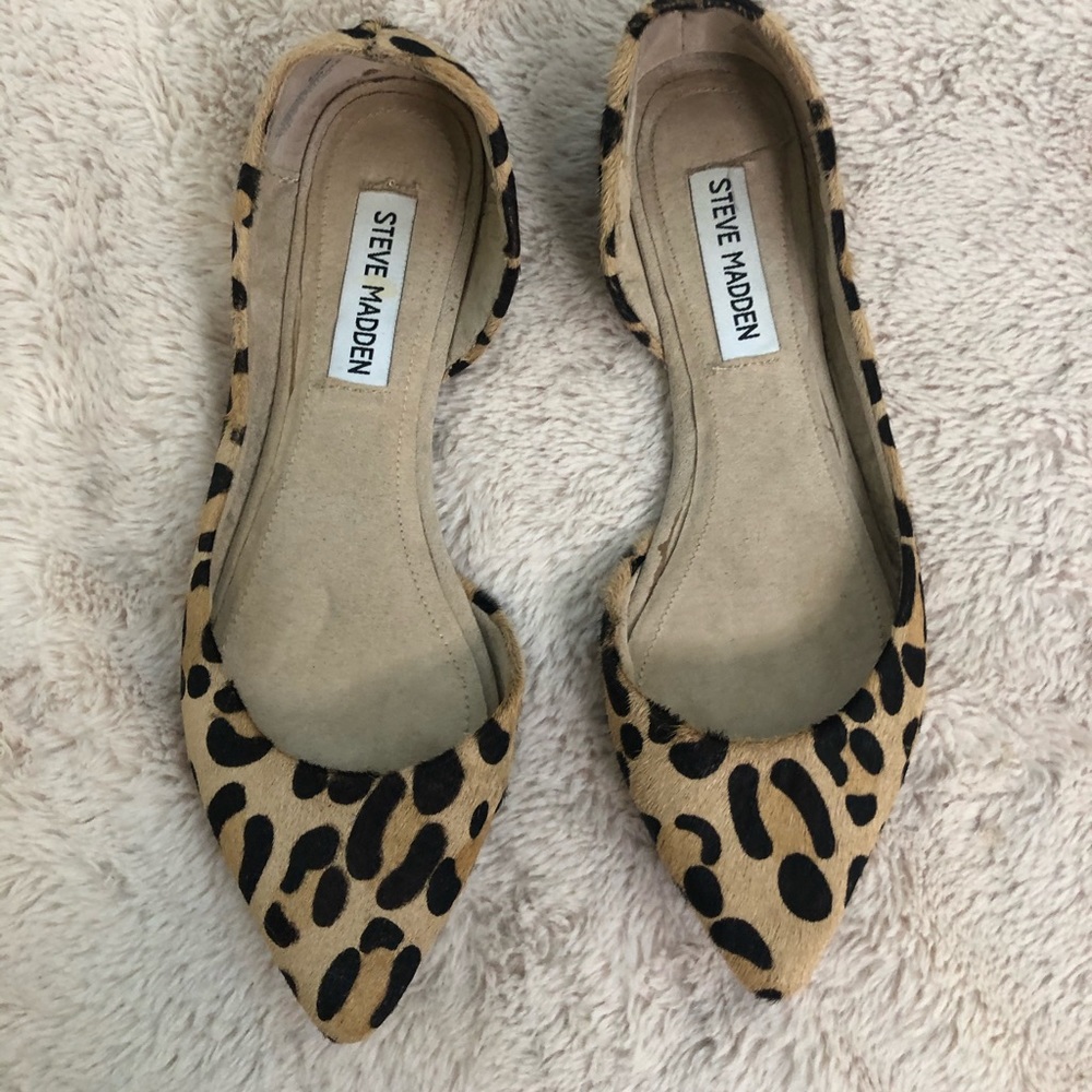 Steve Madden Animal Print Ballet Flats